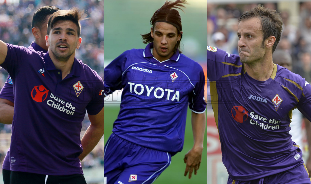 Simeone, Gilardino e Nuno Gomes