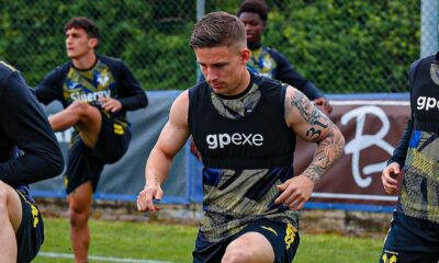 Hellas Verona allenamento - Suslov