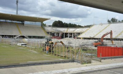Stadio Franchi - Lavori in Curva Fiesole
