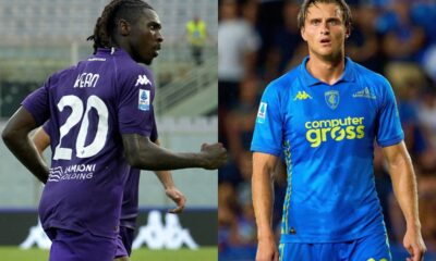 Kean e Colombo - Fiorentina-Empoli