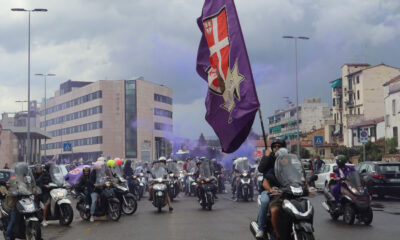 Tifosi Fiorentina motorinata
