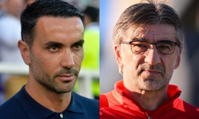 Palladino e Juric - Fiorentina-Roma