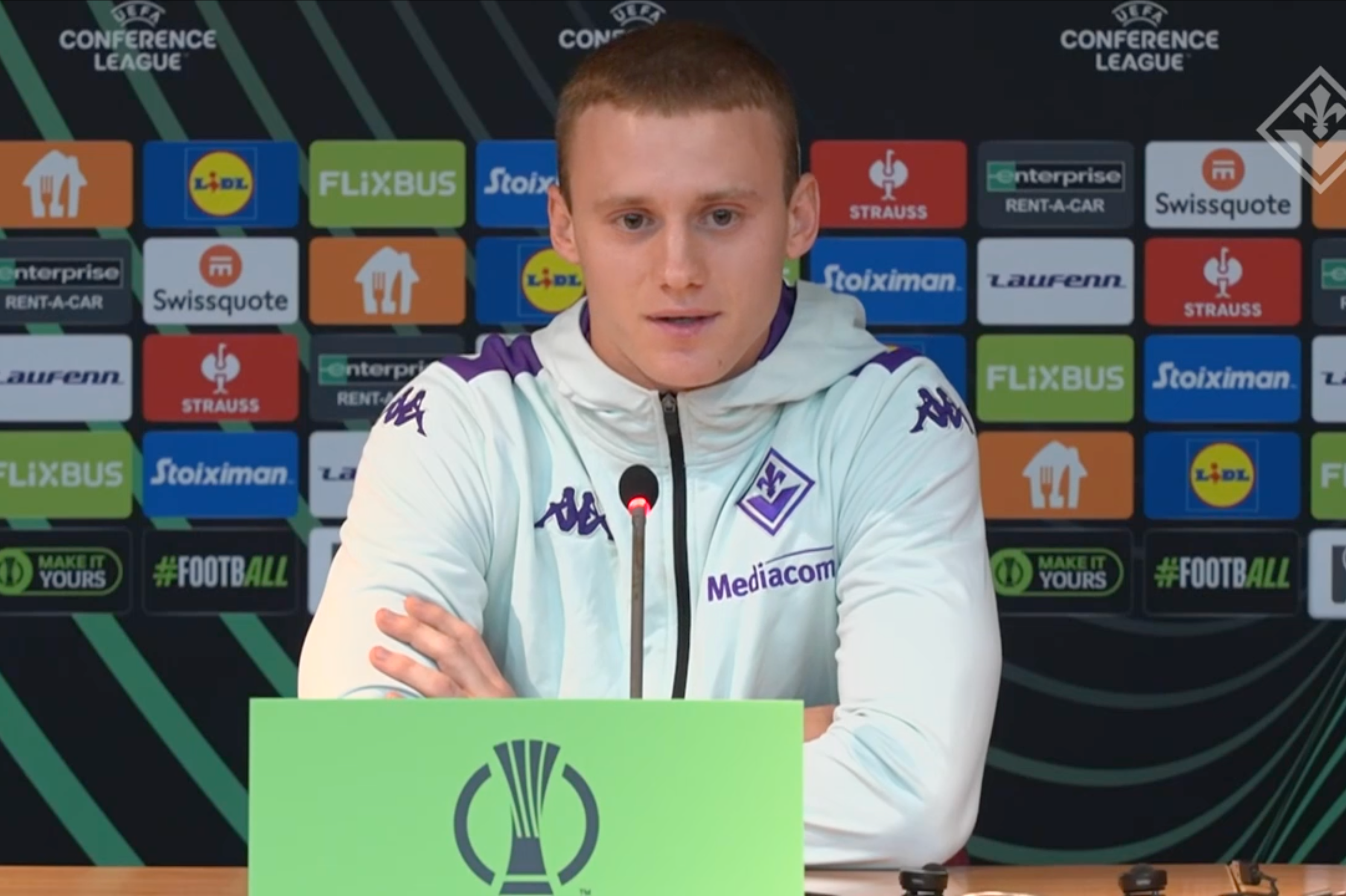 Pietro Comuzzo conferenza - Fiorentina