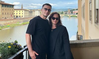 Giuseppe Barone con la madre