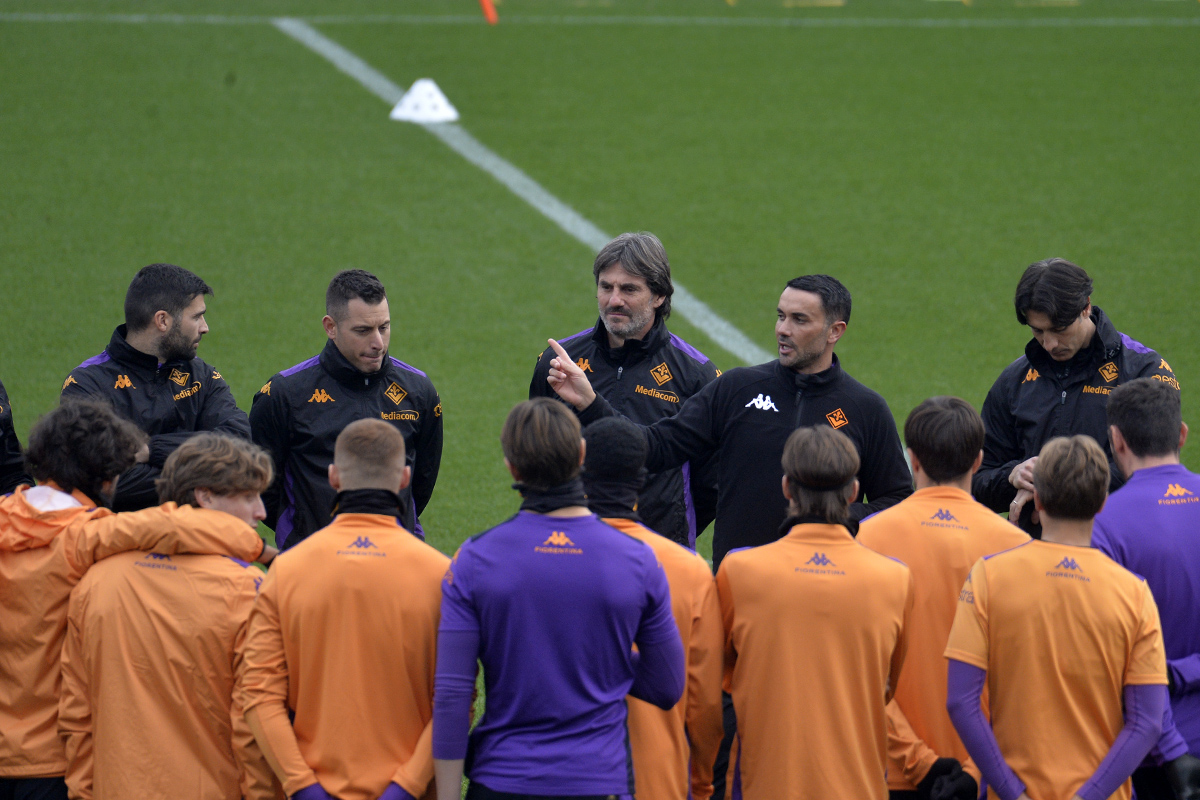 Fiorentina allenamento