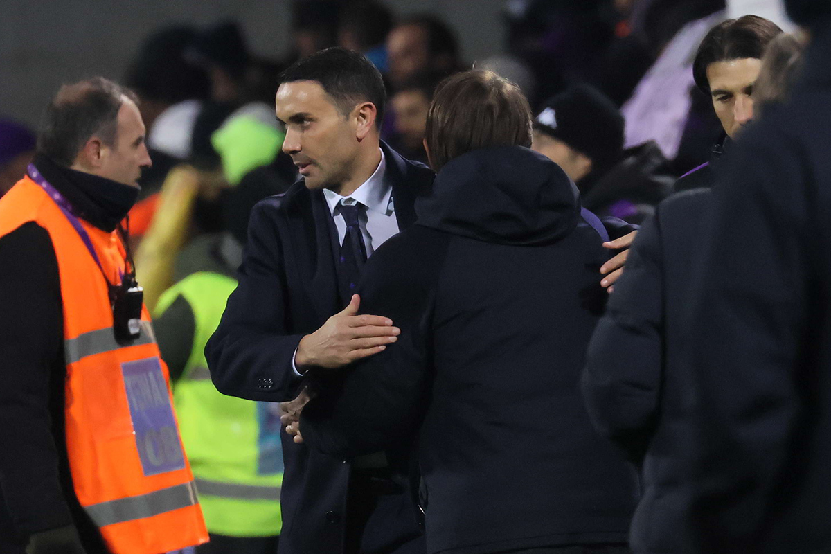Palladino e Conte - Fiorentina Napoli