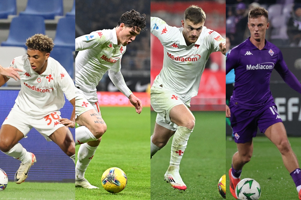 Caprini, Zaniolo, Beltran e Gudmundsson - Fiorentina