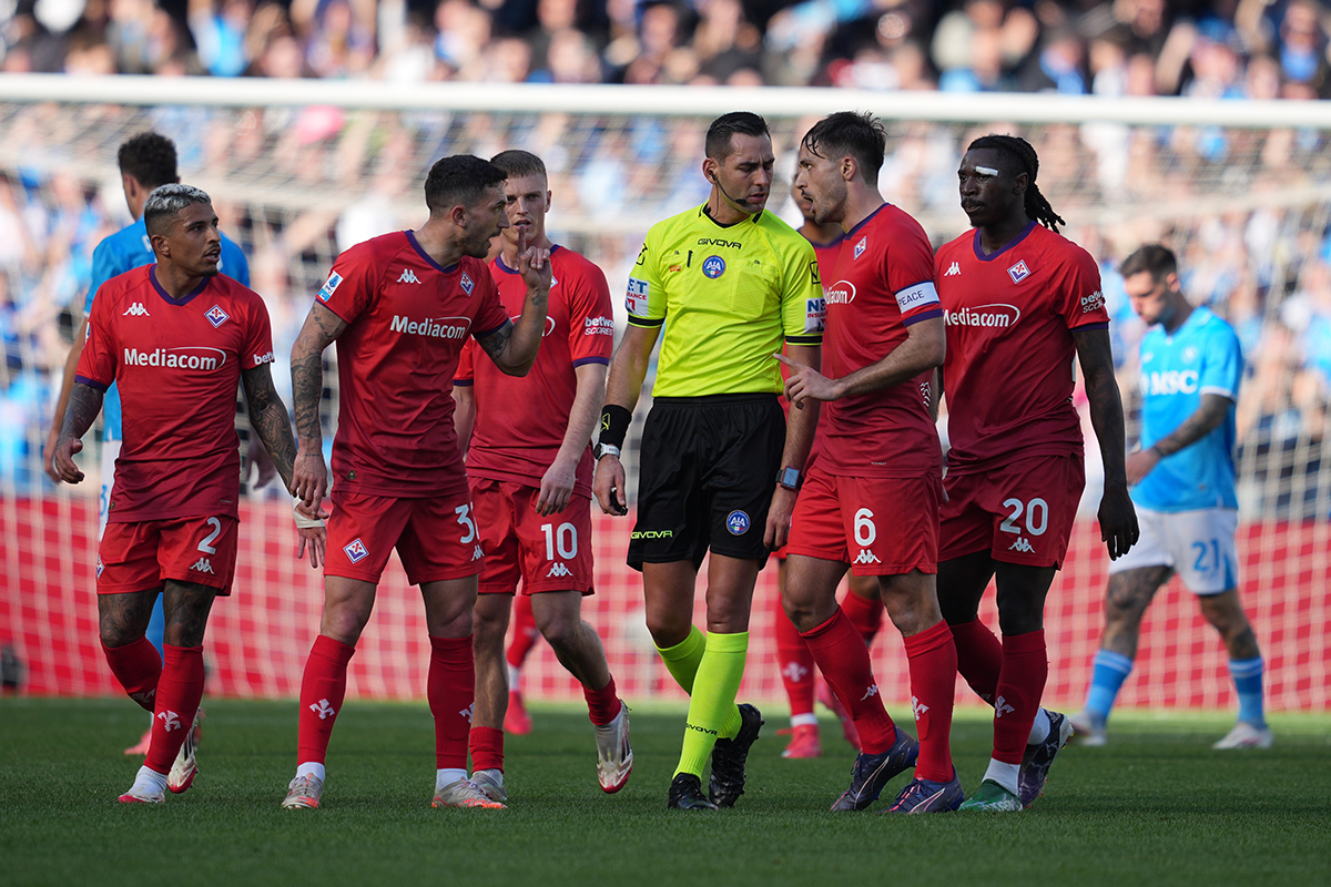 Arbitro Colombo Napoli-Fiorentina