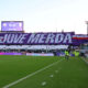 Juve merda striscione Curva Fiesole Ferrovia Fiorentina coreografia