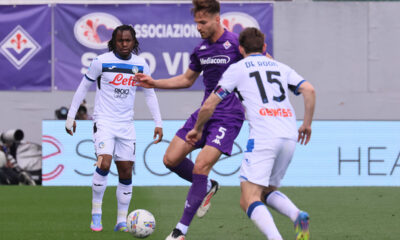 Pongracic, De Roon e Lookman - Fiorentina Atalanta
