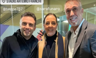Giuseppe Rossi, Sara Funaro e Batistuta