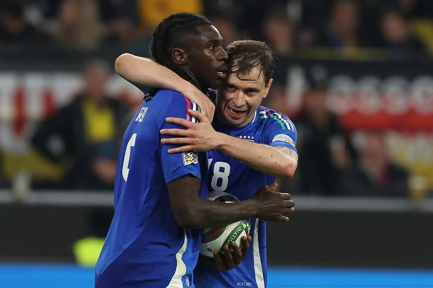 Kean e Barella - Italia