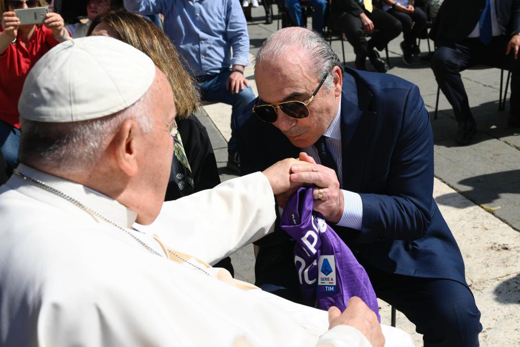 Rocco Commisso e Papa Francesco