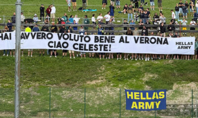Omaggio Hellas Verona Celeste Pin