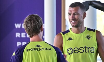 Dzeko e Gudmundsson Fiorentina