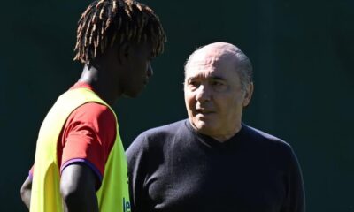 Fallou Sene e Rocco Commisso - Fiorentina