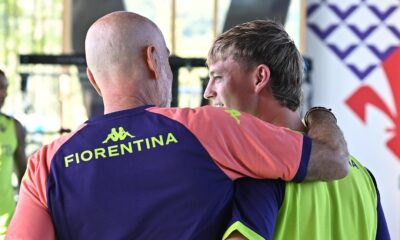Gudmundsson e Pioli Fiorentina