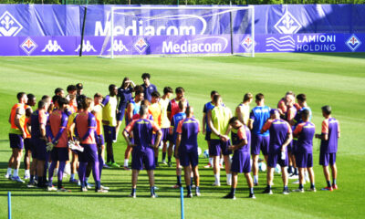Allenamento Fiorentina viola Park