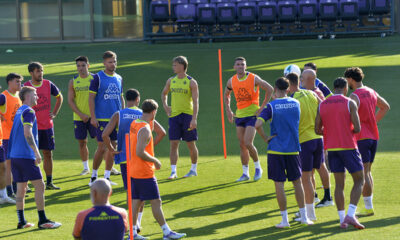 Allenamento Fiorentina viola Park