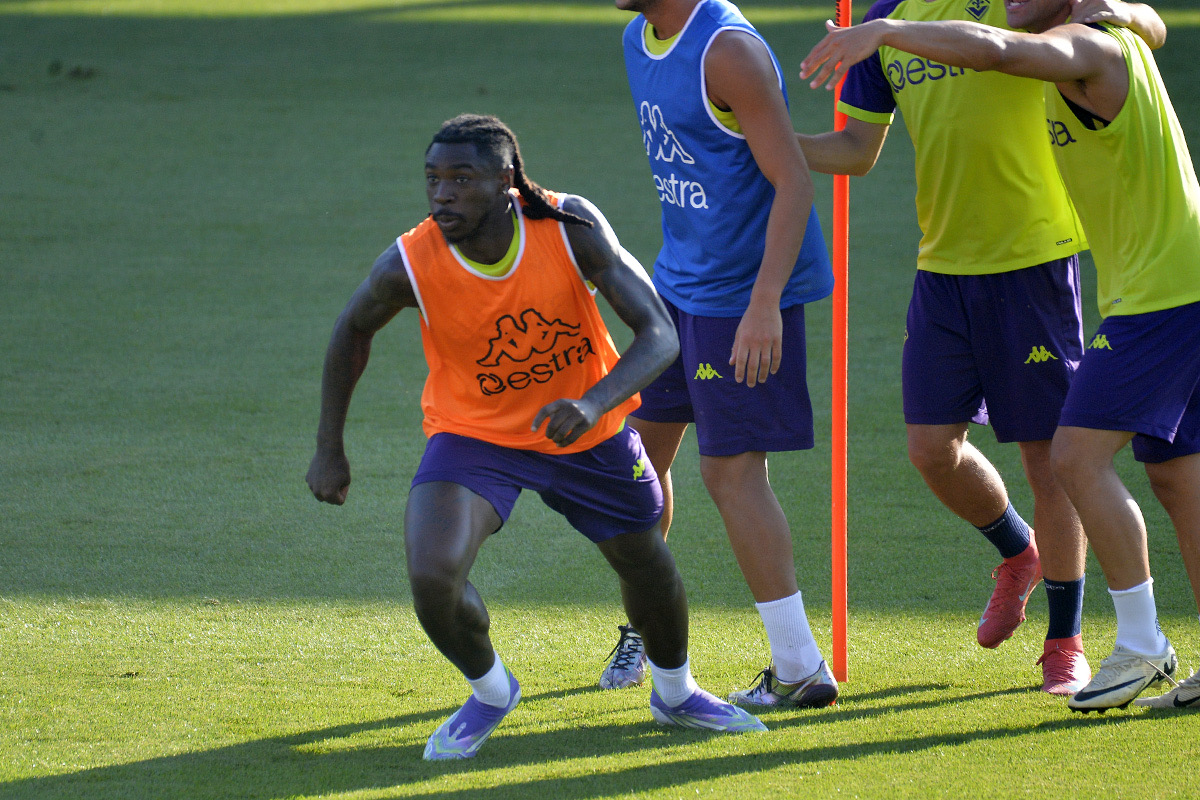 Allenamento Fiorentina viola Park Kean