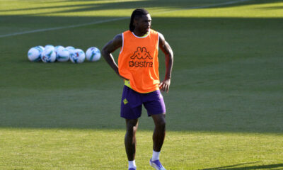 Allenamento Fiorentina viola Park Kean