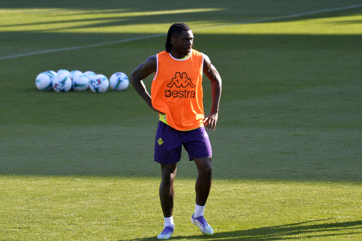 Allenamento Fiorentina viola Park Kean