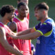 Allenamento Fiorentina viola Park Pongracic e Pablo Marì