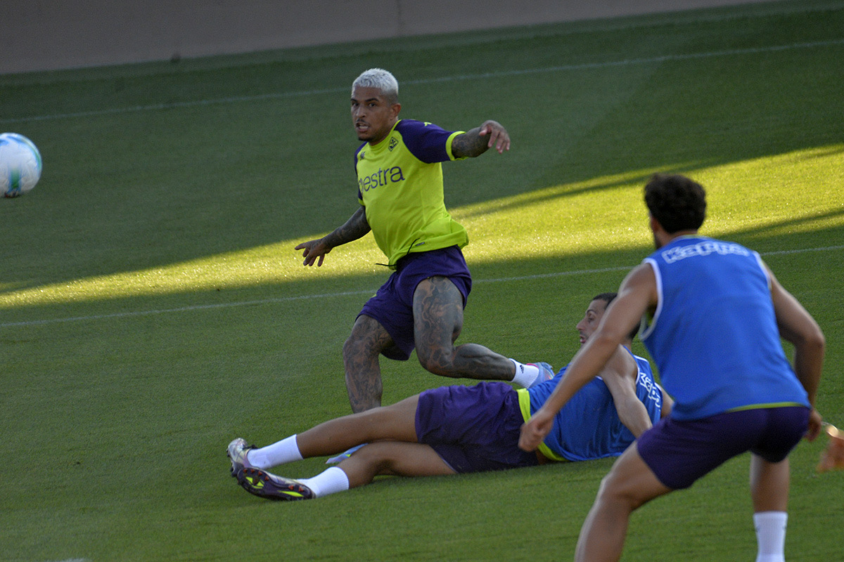 Allenamento Fiorentina viola Park Dodo