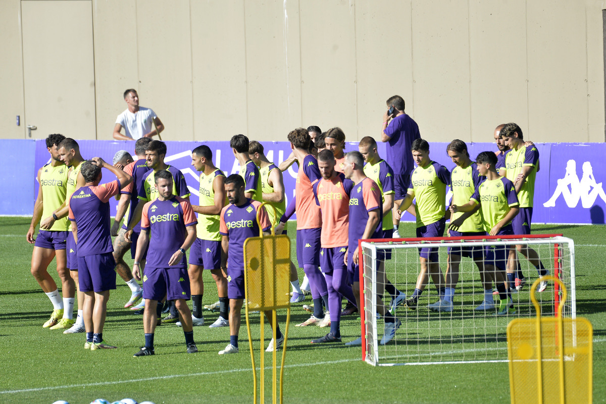 Allenamento Fiorentina