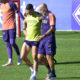 Allenamento Fiorentina - Gosens e Pioli