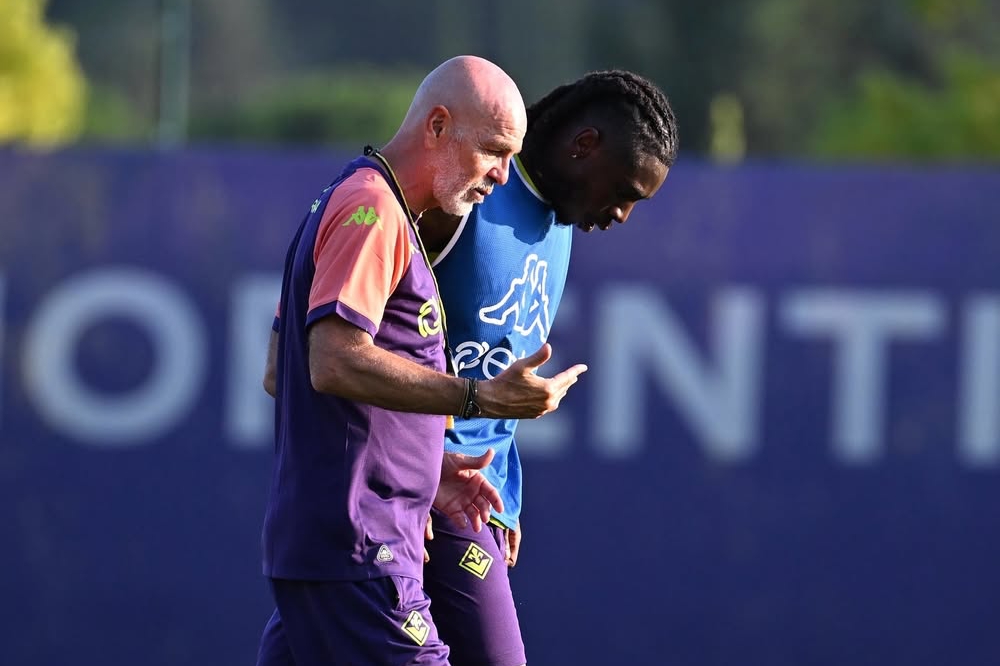 Pioli e Kean Fiorentina