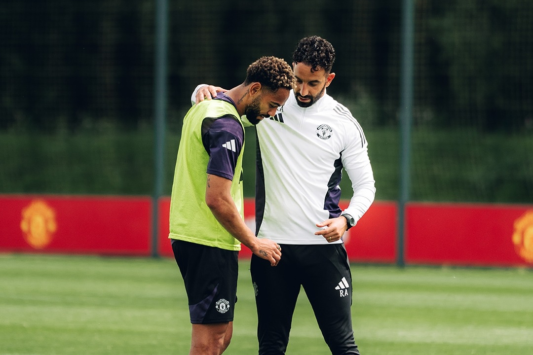 Matheus Cunha e Ruben Amorim - Manchester United
