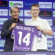 Hans Nicolussi Caviglia e Alessandro Ferrari Fiorentina
