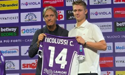 Hans Nicolussi Caviglia e Alessandro Ferrari Fiorentina