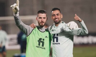 David De Gea e Sergio Busquets