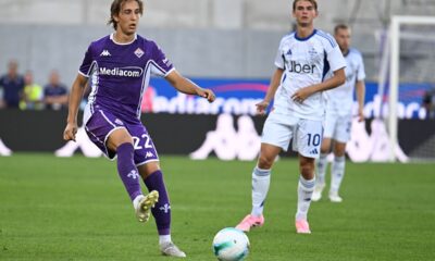 Fiorentina-Como - Fazzini e Nico Paz