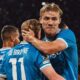 Hojlund e De Bruyne - Napoli