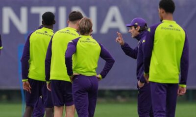 Paolo Vanoli allenamento - Fiorentina