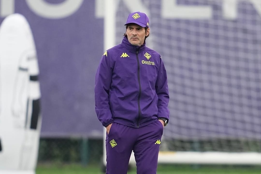 Paolo Vanoli allenamento - Fiorentina