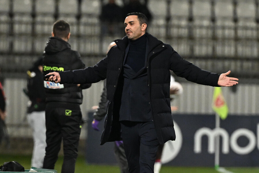 MONZA - FIORENTINA 22-12-2023  PALLADINO  RAFFAELE MISTER MONZA GALASSI SILVANO/SILPRESS