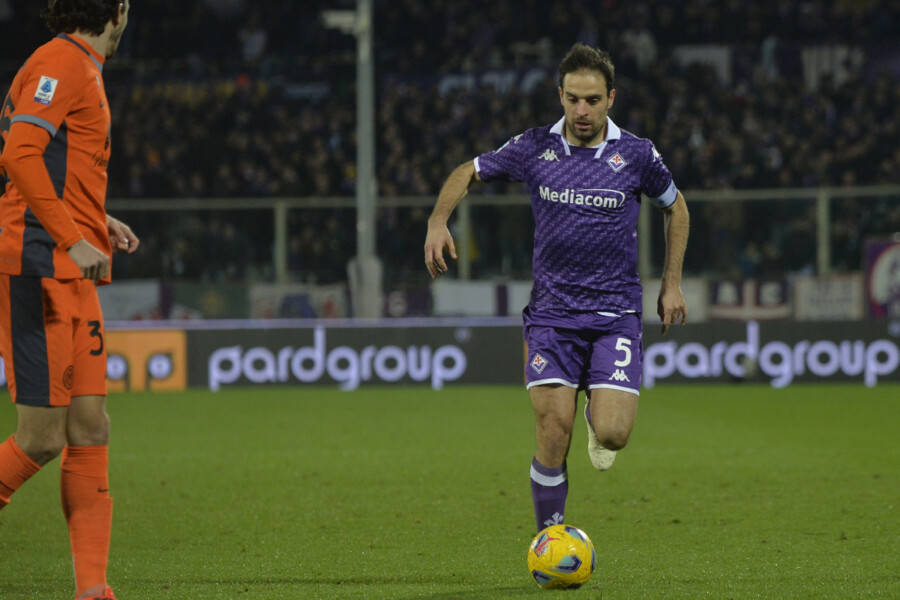 FIORENTINA - INTER  28-01-2024  GIACOMO BONAVENTURA GALASSI SILVANO/SILPRESS