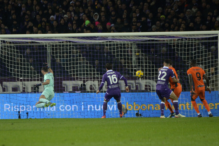 FIORENTINA - INTER  28-01-2024  GOL DELL'INTER GALASSI SILVANO/SILPRESS
