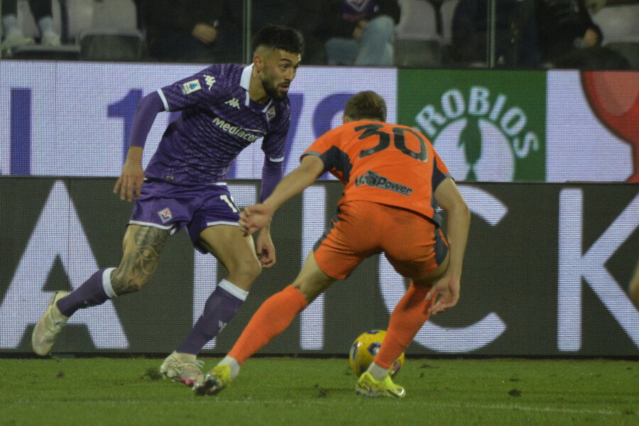 FIORENTINA - INTER 28-01-2024 GONZALEZ.GALASSI SILVANO/SILPRESS