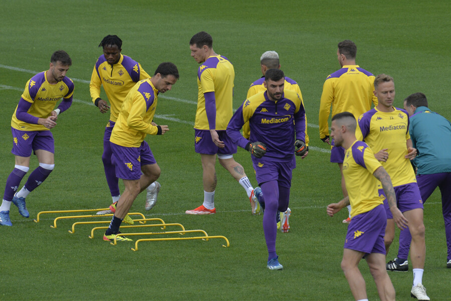 FIORENTINA 01-05-2024 RIFINITURA PER LA PARTITA CONFERENCE LEAGUE. GALASSI SILVANO/SILPRESS