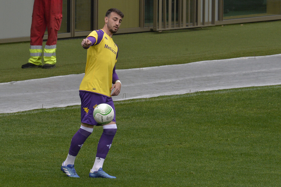 FIORENTINA 01-05-2024 RIFINITURA CONFERENCE LEAGUE GAETANO CASTROVILLI. GALASSI SILVANO/SILPRESS