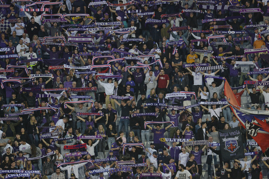 FIOFRENTINA - MONZA 13-05-2024  TIFOSIN DELLA FIORENTINA GALASSI SILVANO/SILPRESS