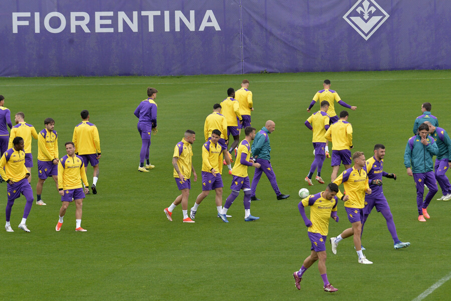 FIORENTINA 01-05-2024 RIFINITURA CONFERENCE LEAGUE GALASSI SILVANO/SILPRESS