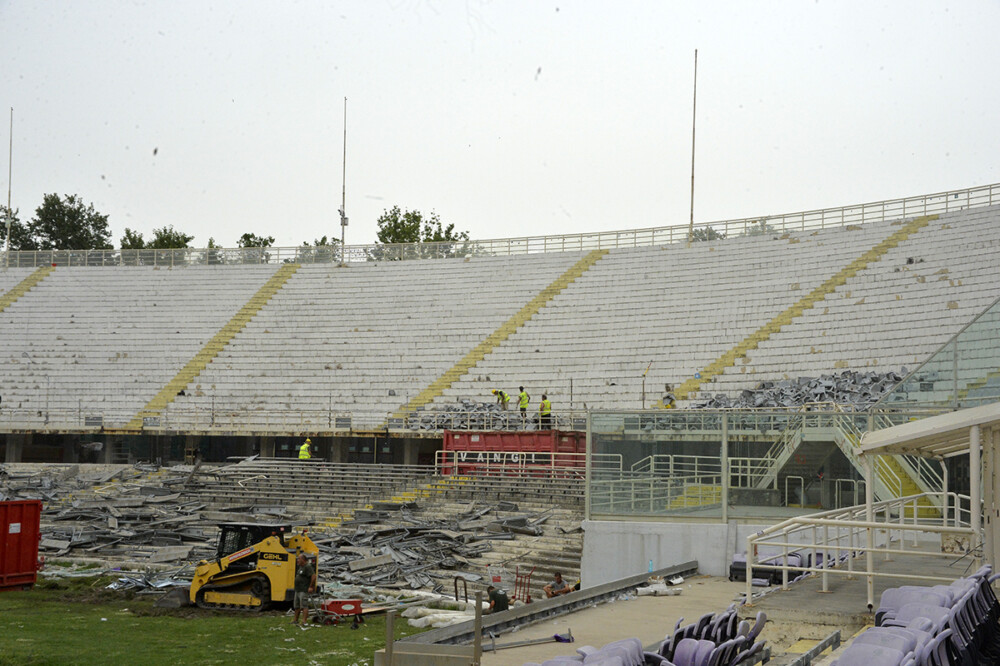 FIORENTINA 20-06-2024 LA CURVA FIESOLE IN DEMOLIZIONE. GALASSI SILVANO/SILPRESS