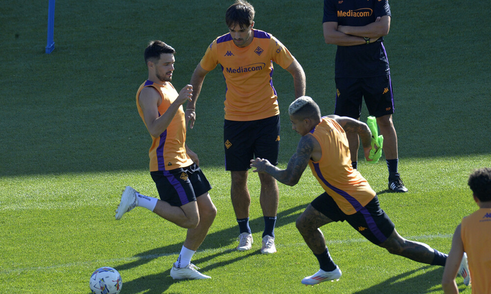 FIORENTINA 11-07-2024 VIOLA PARK RITIRO PRE CAMPIONATO 2024-2025 DODO, BREKALO, LUCA RANIERI GALASSI SILVANO/SILPRESS