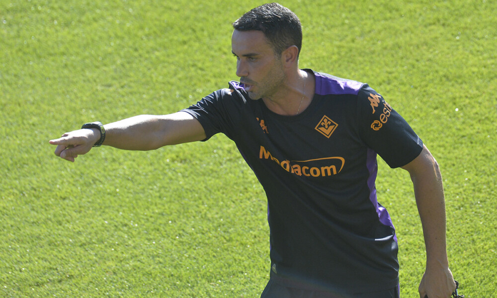 FIORENTINA 11-07-2024 VIOLA PARK RITIRO PRE CAMPIONATO 2024-2025 RAFFAELE PALLADINO GALASSI SILVANO/SILPRESS